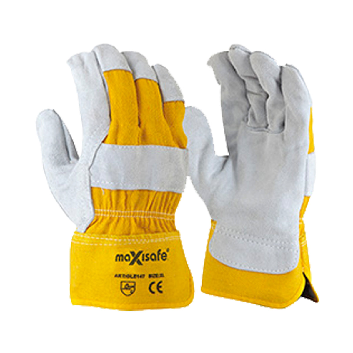 workman yellow work glove