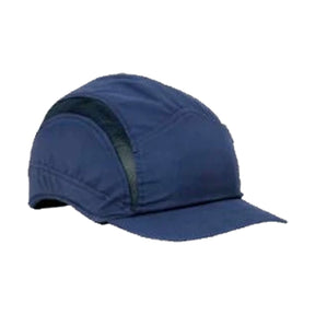 classic reduced peak base bump cap 3 in navy blue