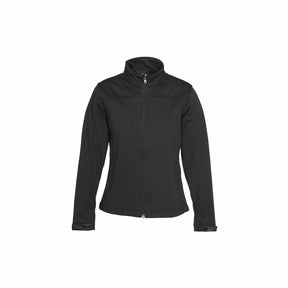 black soft shell jacket