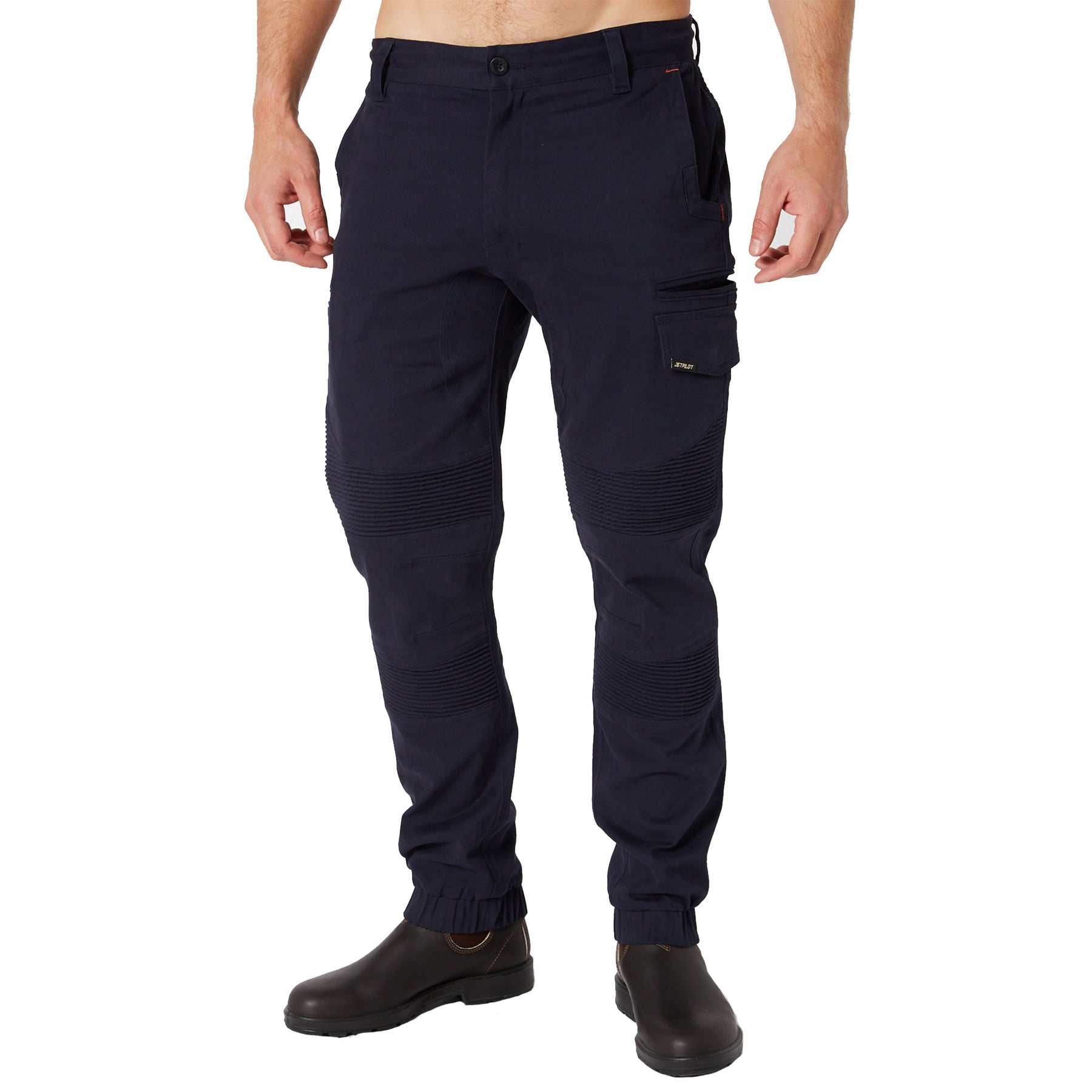 jetpilot fueled corrugated stretch pant in navy