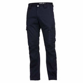 navy narrow tradie summer pants