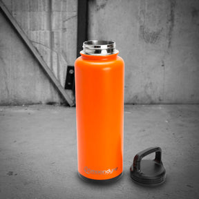 moondyne 1200ml insulated thermal bottle in orange