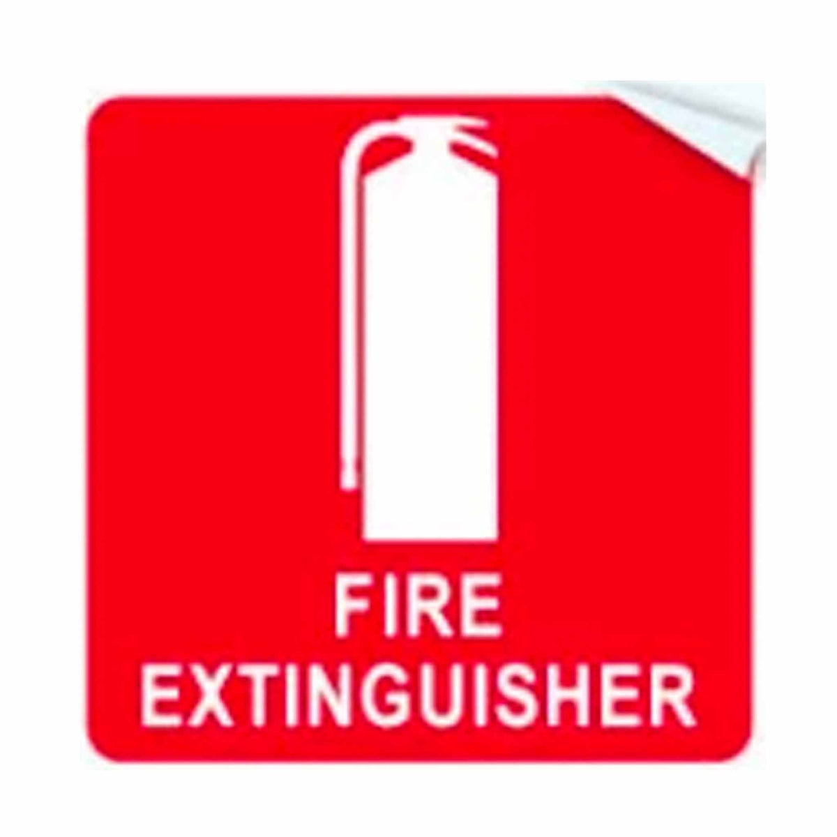 MEGAFIRE FIRE EXTINGUISHER STICKER MFSELSS
