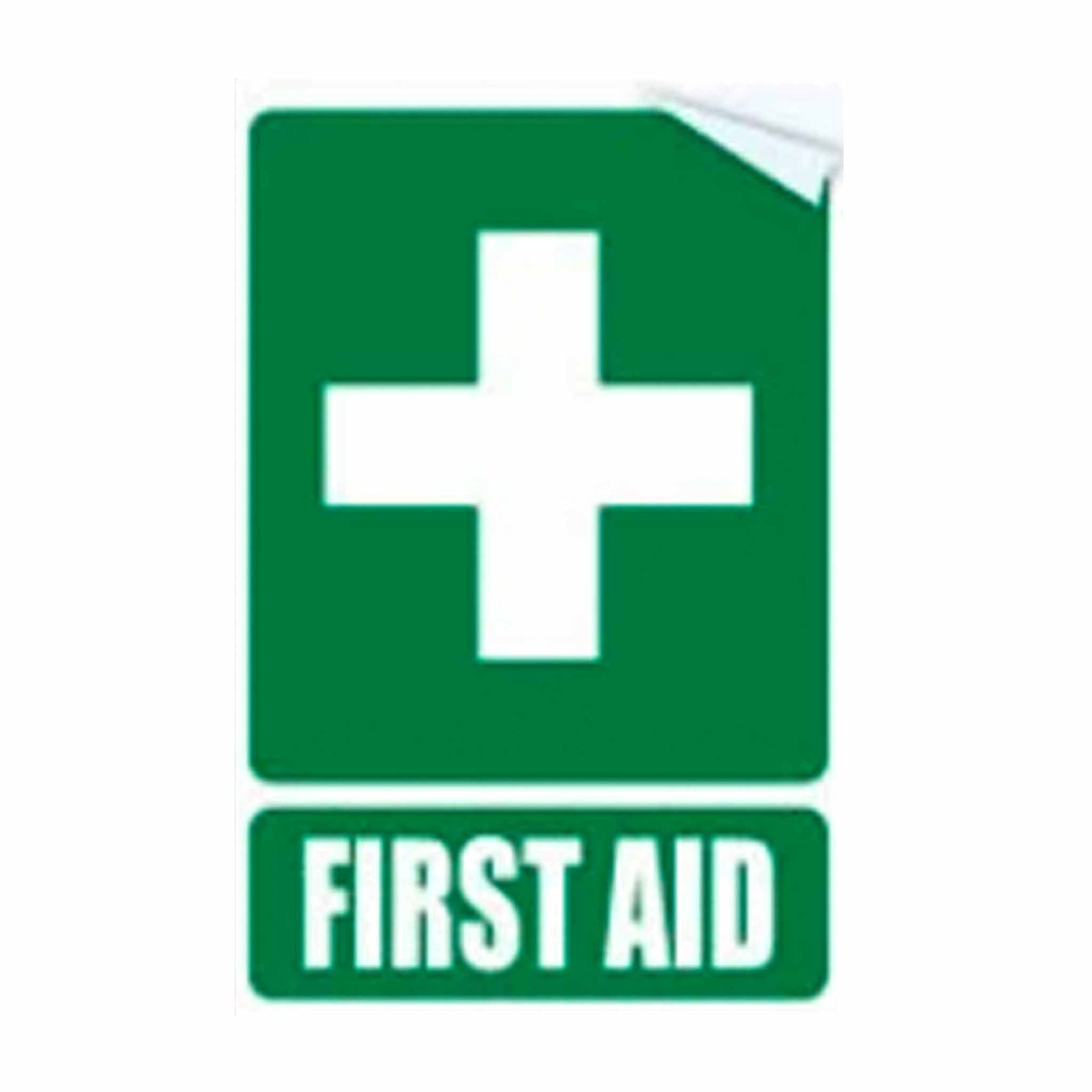 First Aid Verification Sticker FIRST AID STICKER - MFSFAS