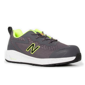 new balance logic sneaker in grey lime