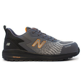 new balance speedware in grey orange