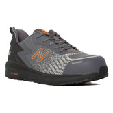 new balance speedware in grey orange