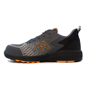 new balance speedware in grey orange