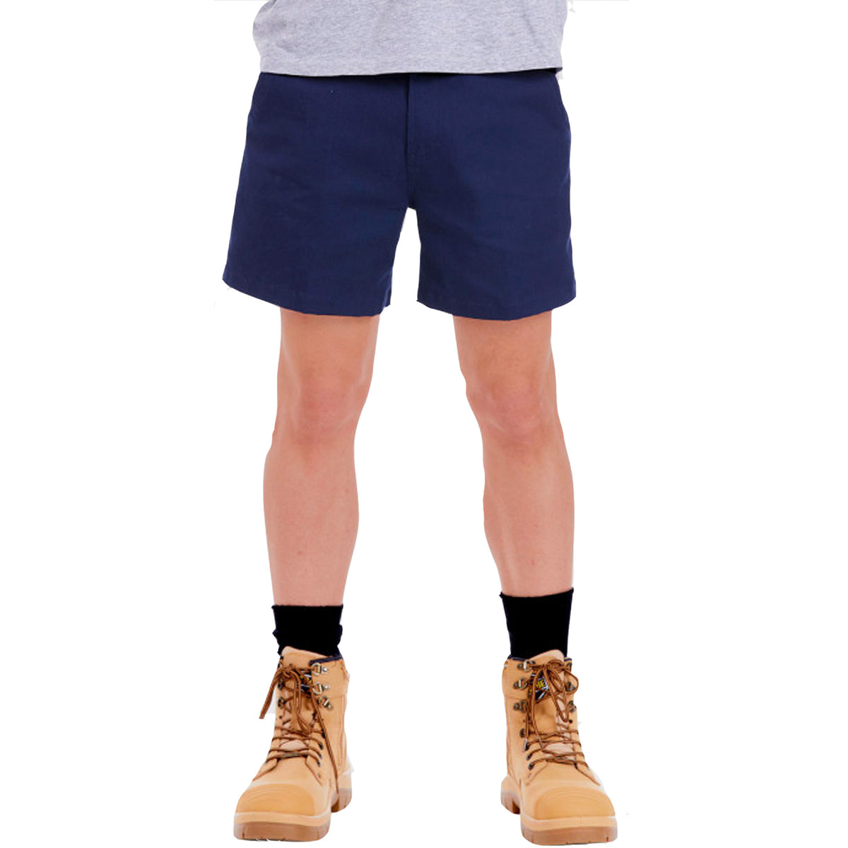 navy tradie short length short