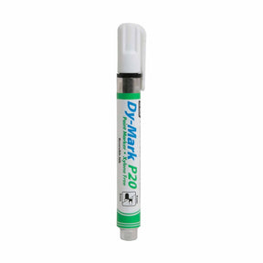 white dymark paint marker