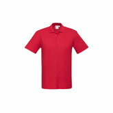 red crew polo