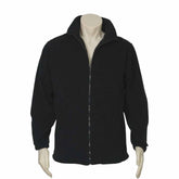 black micro fleece jacket