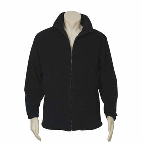 black micro fleece jacket