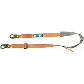 pole strap with adjuster and snap hooks