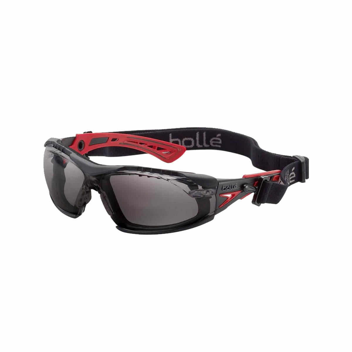 bolle rush plus seal glasses with smoke lenses