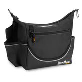 rugged xtremes insulated black canvas crib bag