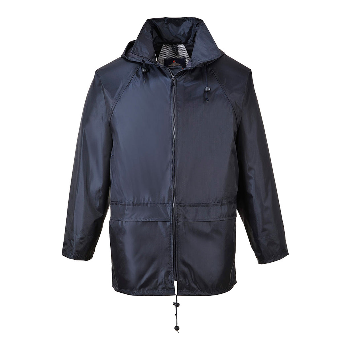 prime mover classic rain jacket in navy