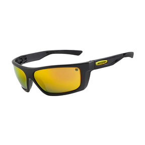 scope optics flash safety glasses with yellow mirror lens