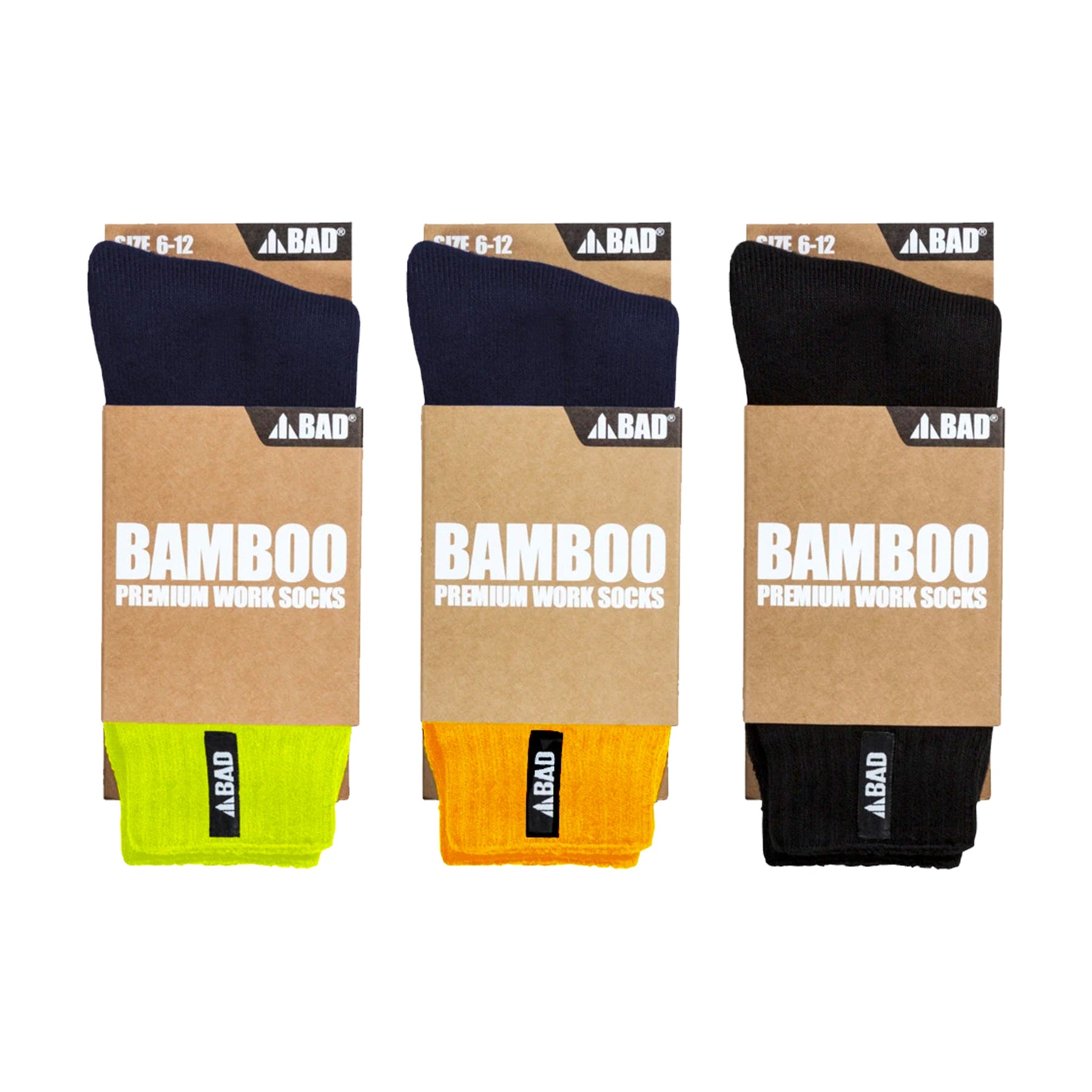 bad workwear bamboo work socks