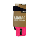 BAD BAMBOO WORK SOCKS - PINK