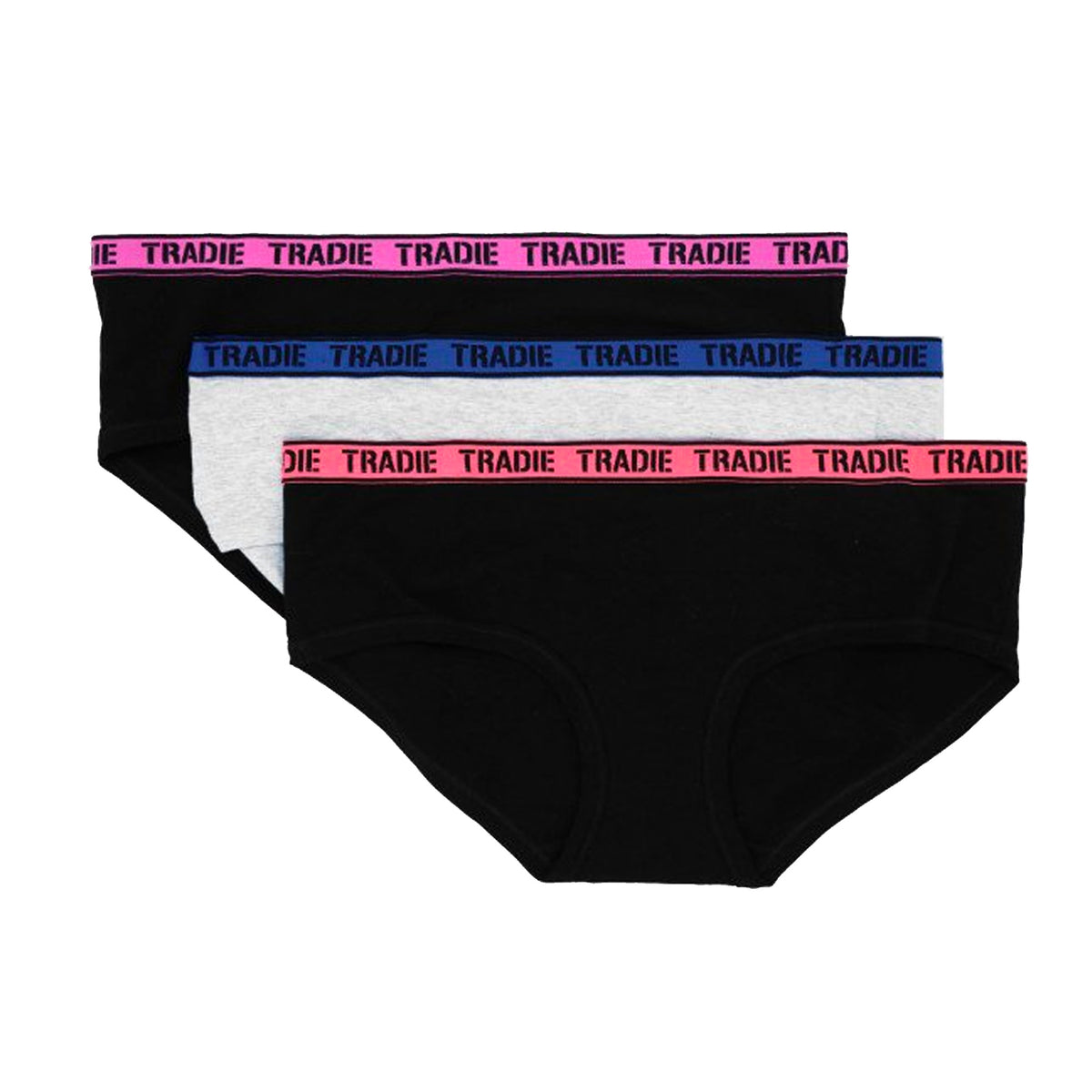 TRADIE LADIES BOYLEG UNDERWEAR - CURVE - 3 PACK - WJ3305SL3