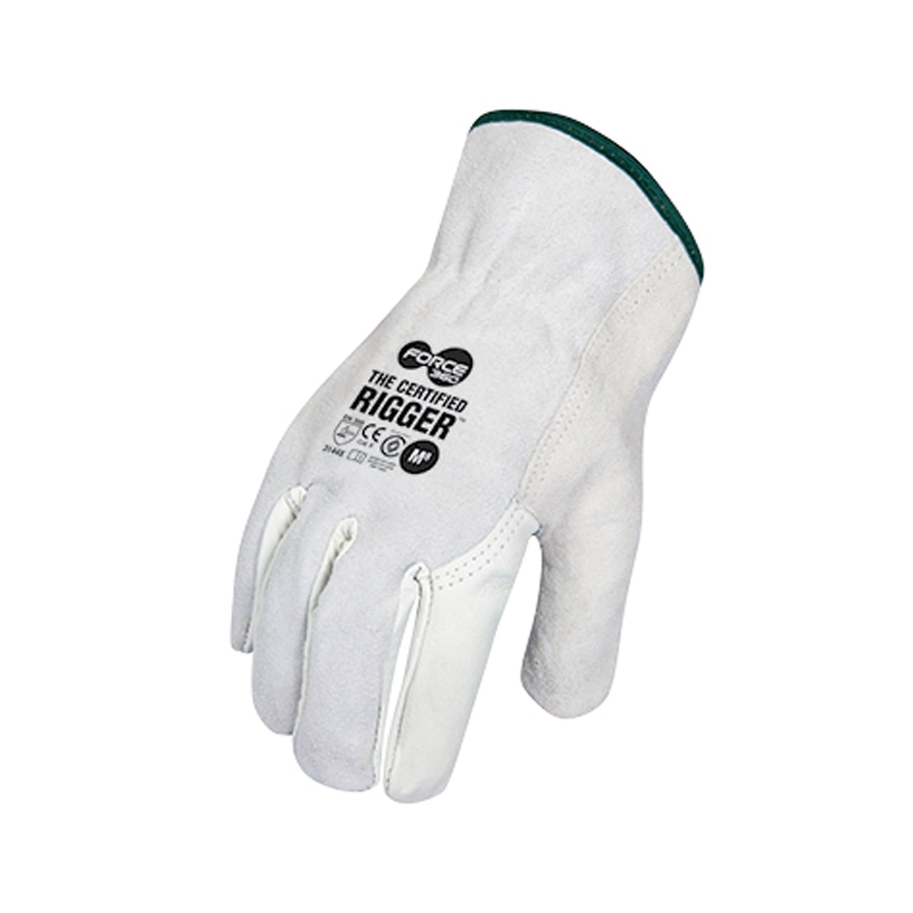 certified rigger glove in split back cowhide