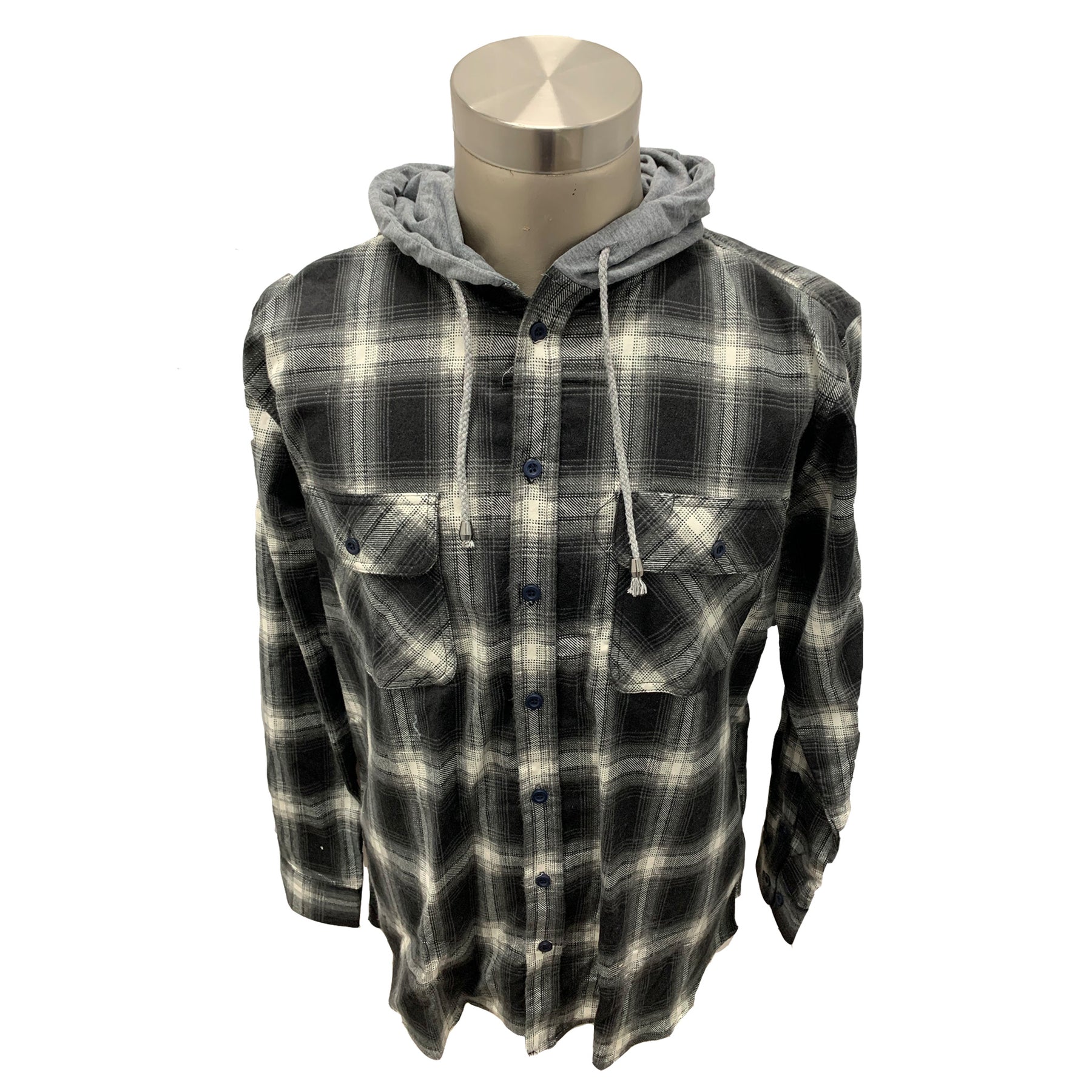 FLANNELETTE SHIRT WITH HOOD