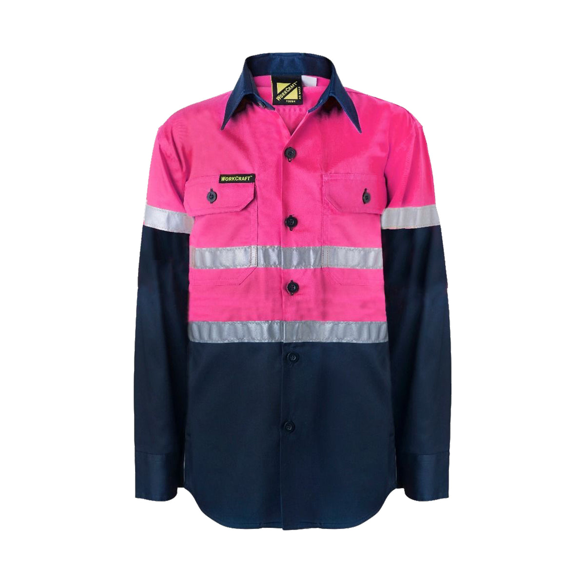 【HI FI FNK】Riki Striped Longsleeve Kishigo FR Long Sleeve Henley Hi Vis T-Shirt F594 Reg