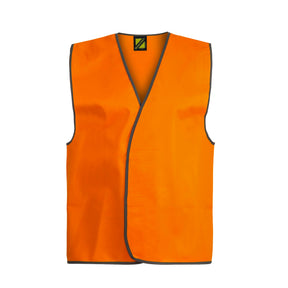 hi vis safety vest in orange