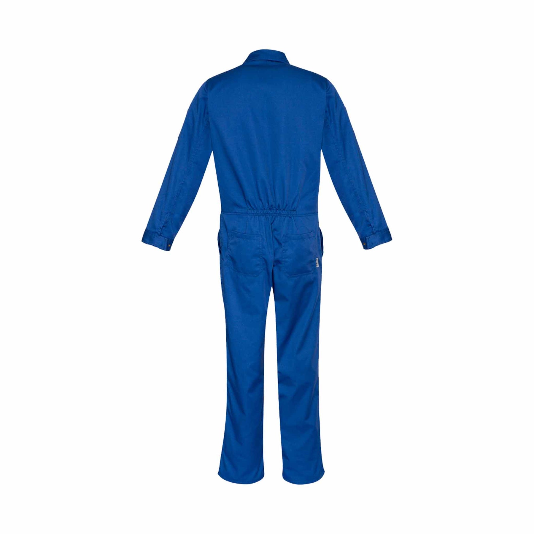 Long sleeve royal overalls back view