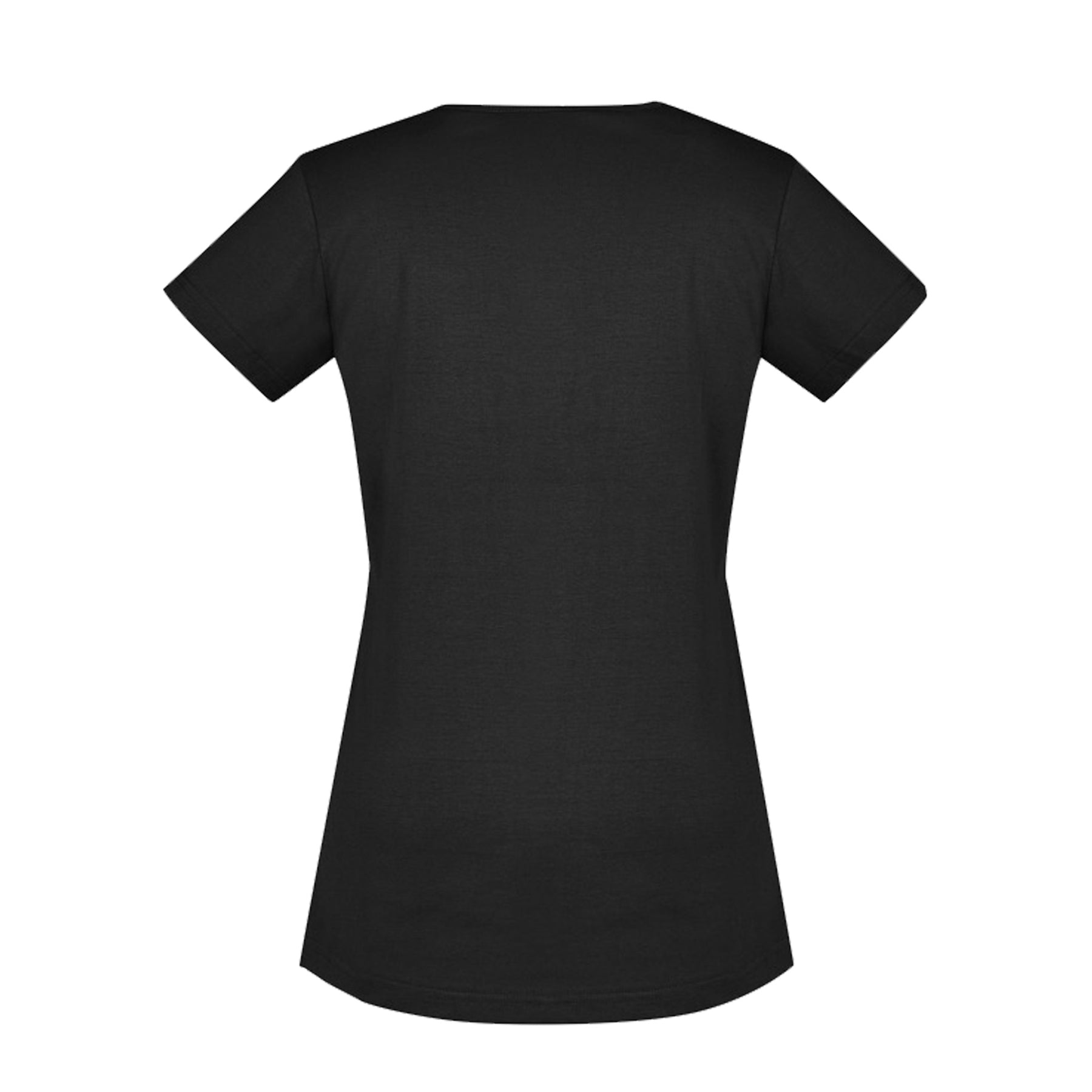 syzmik ladies streetwork tee shirt in black