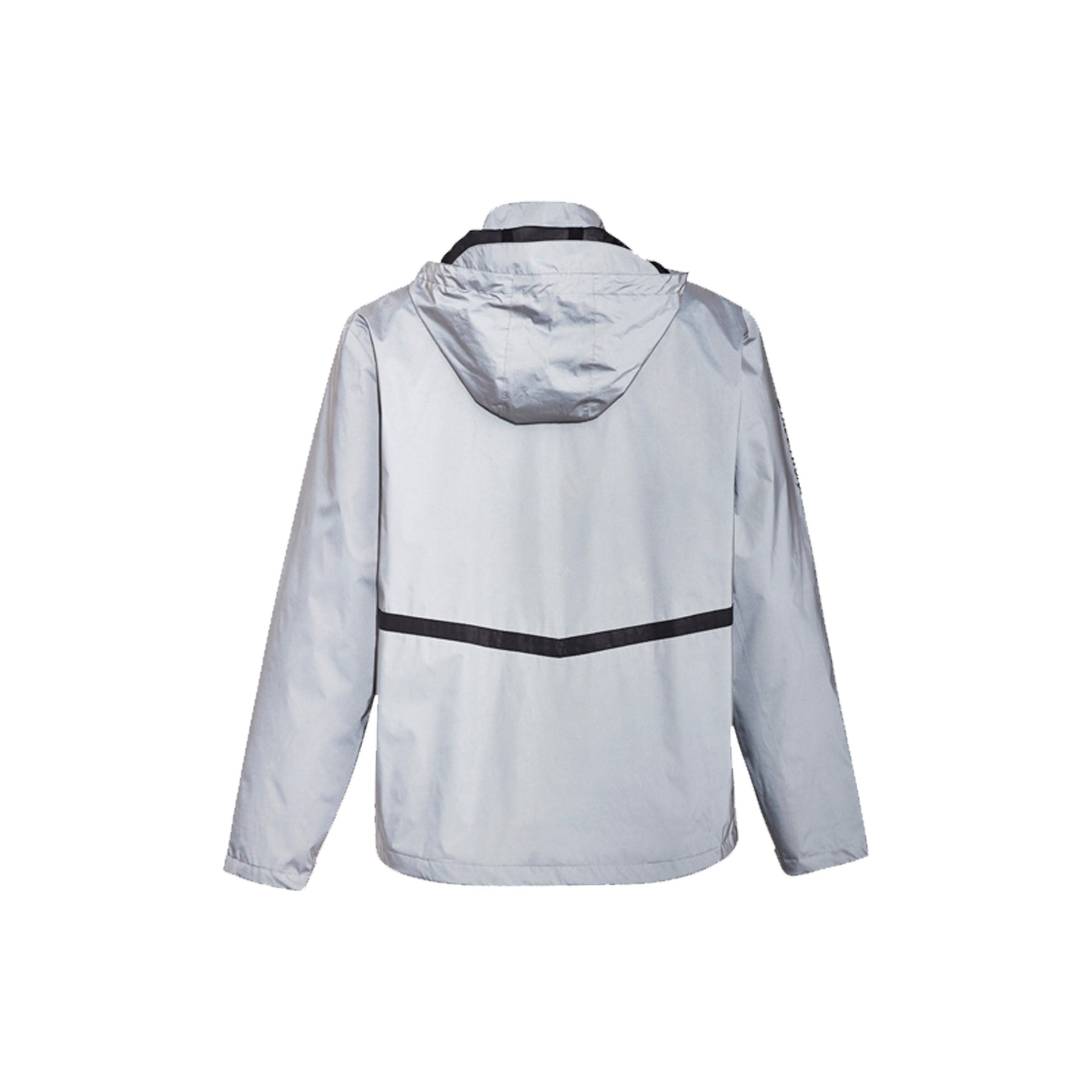syzmik unisex streetworx reflective waterproof jacket in silver