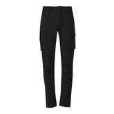 mens streetworx curved cargo pant in black