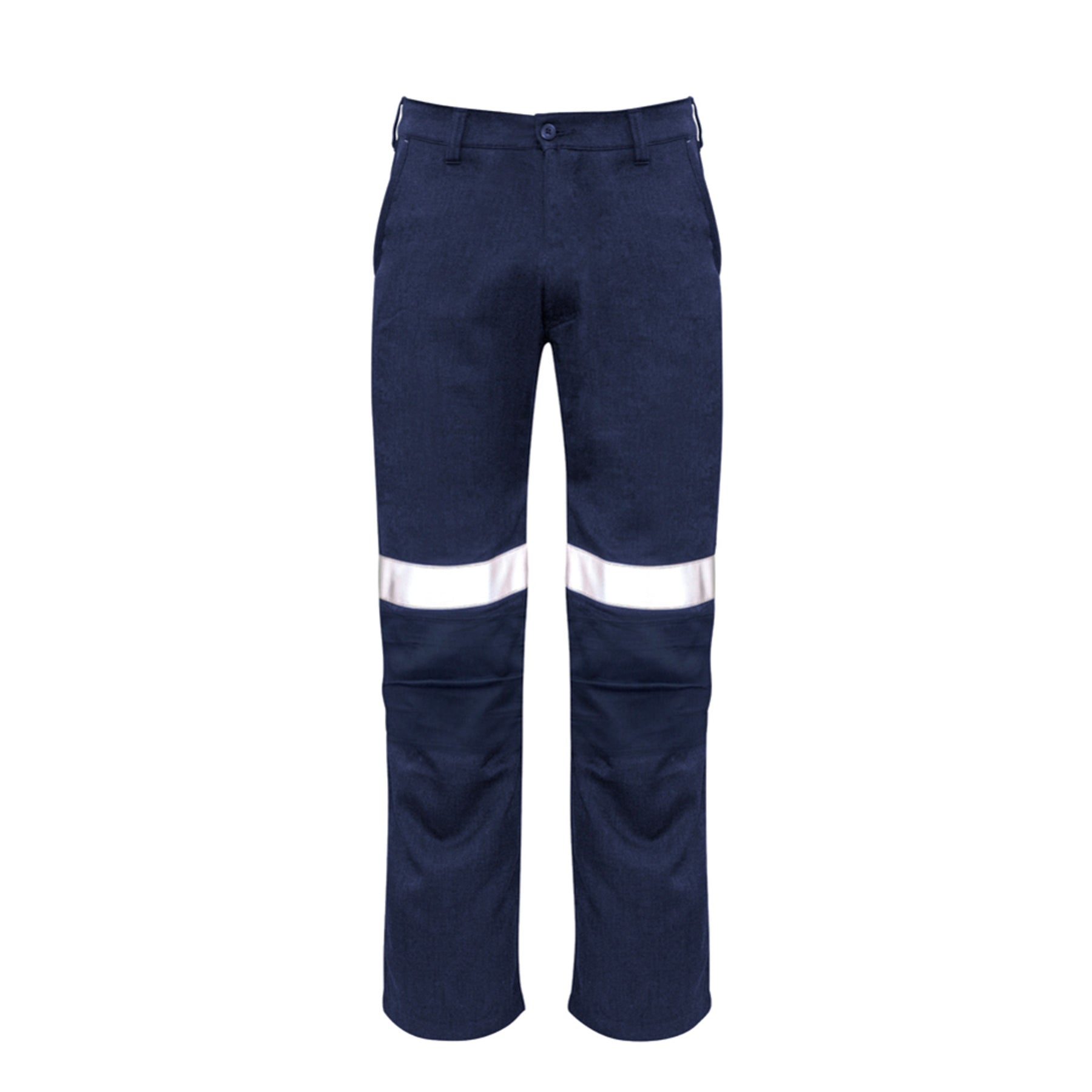 fr traditonal style taped work pant with reflective tape