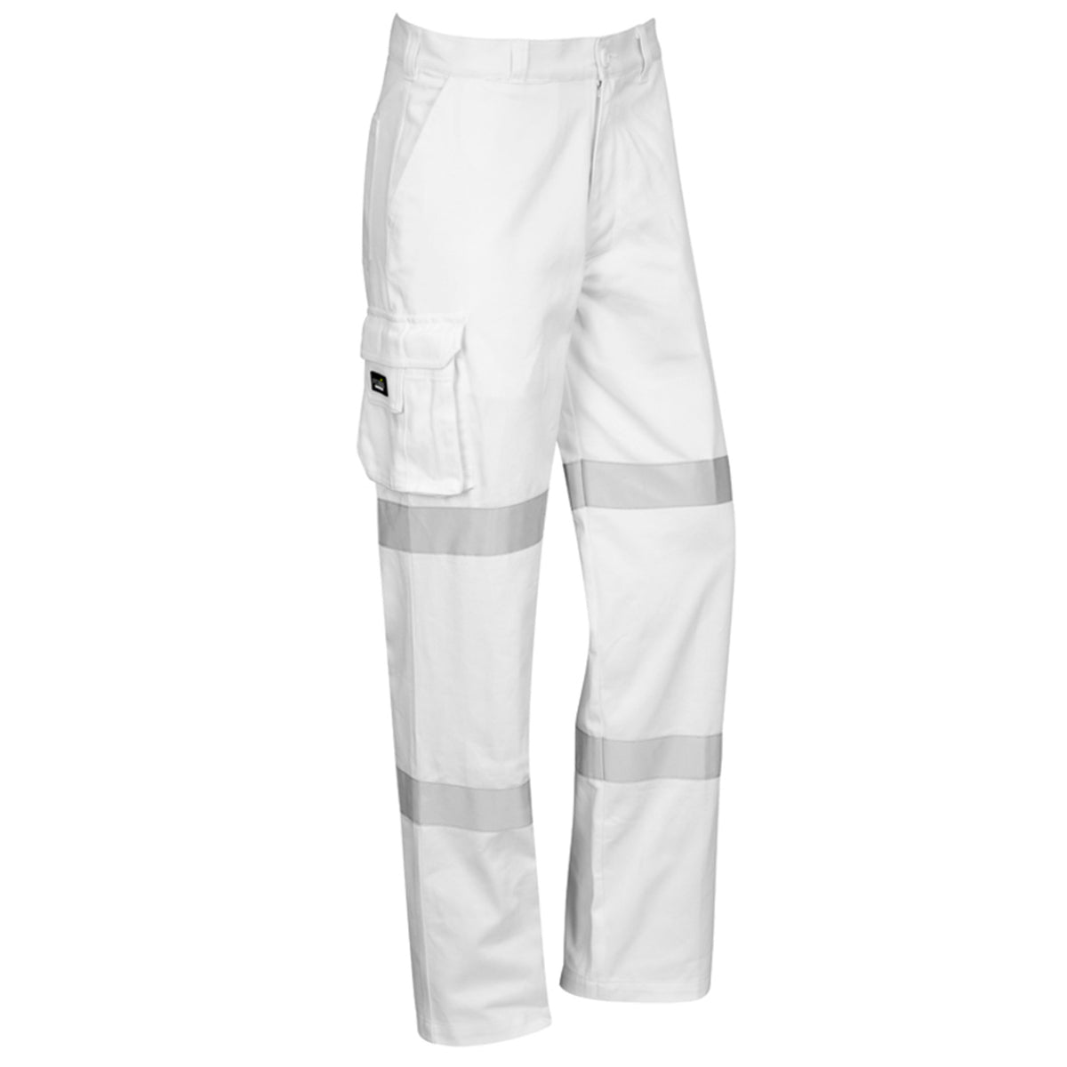 white bio motion taped pant