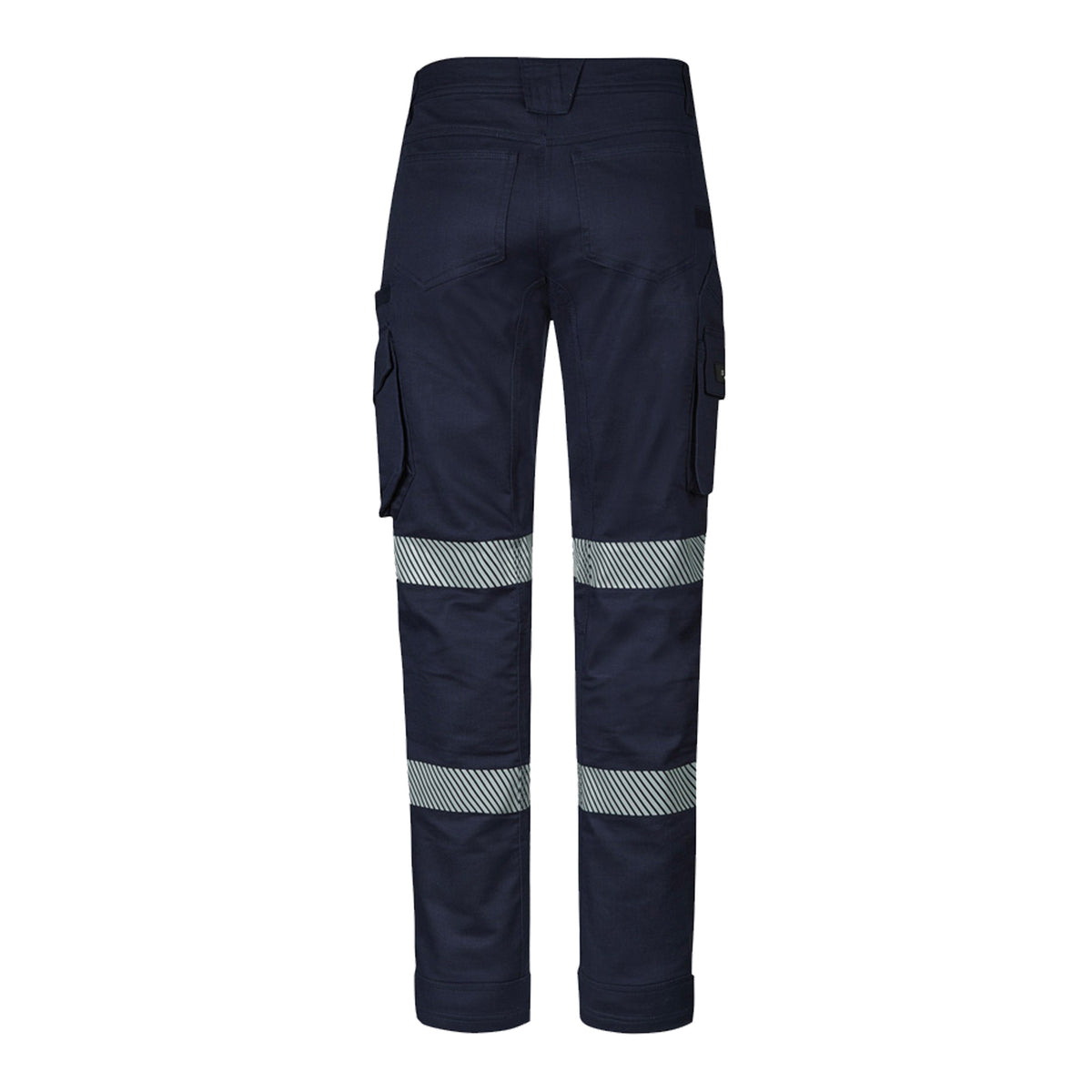 syzmik rugged cooling stretch segmented taped pant in navy