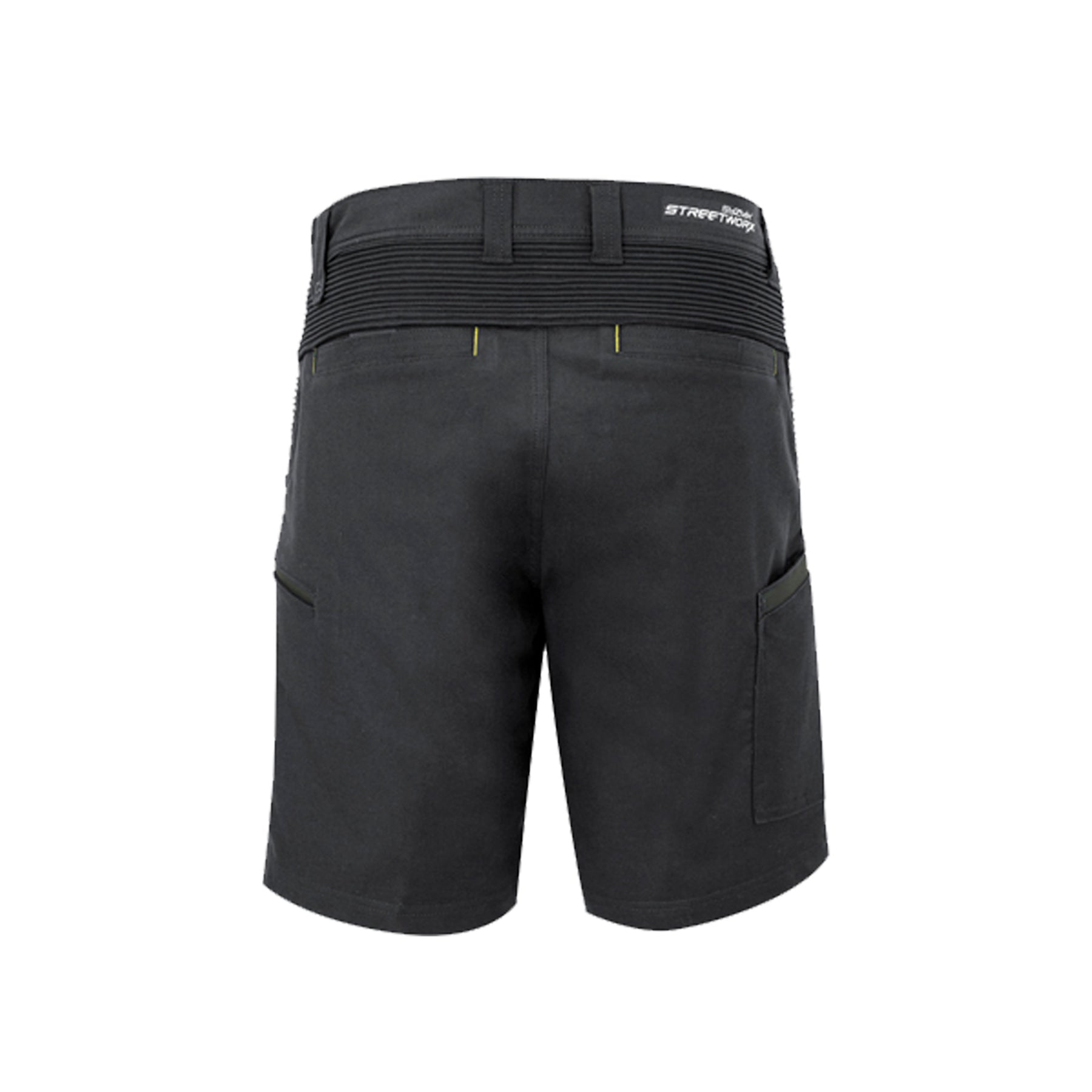 streetworx stretch short in charcoal