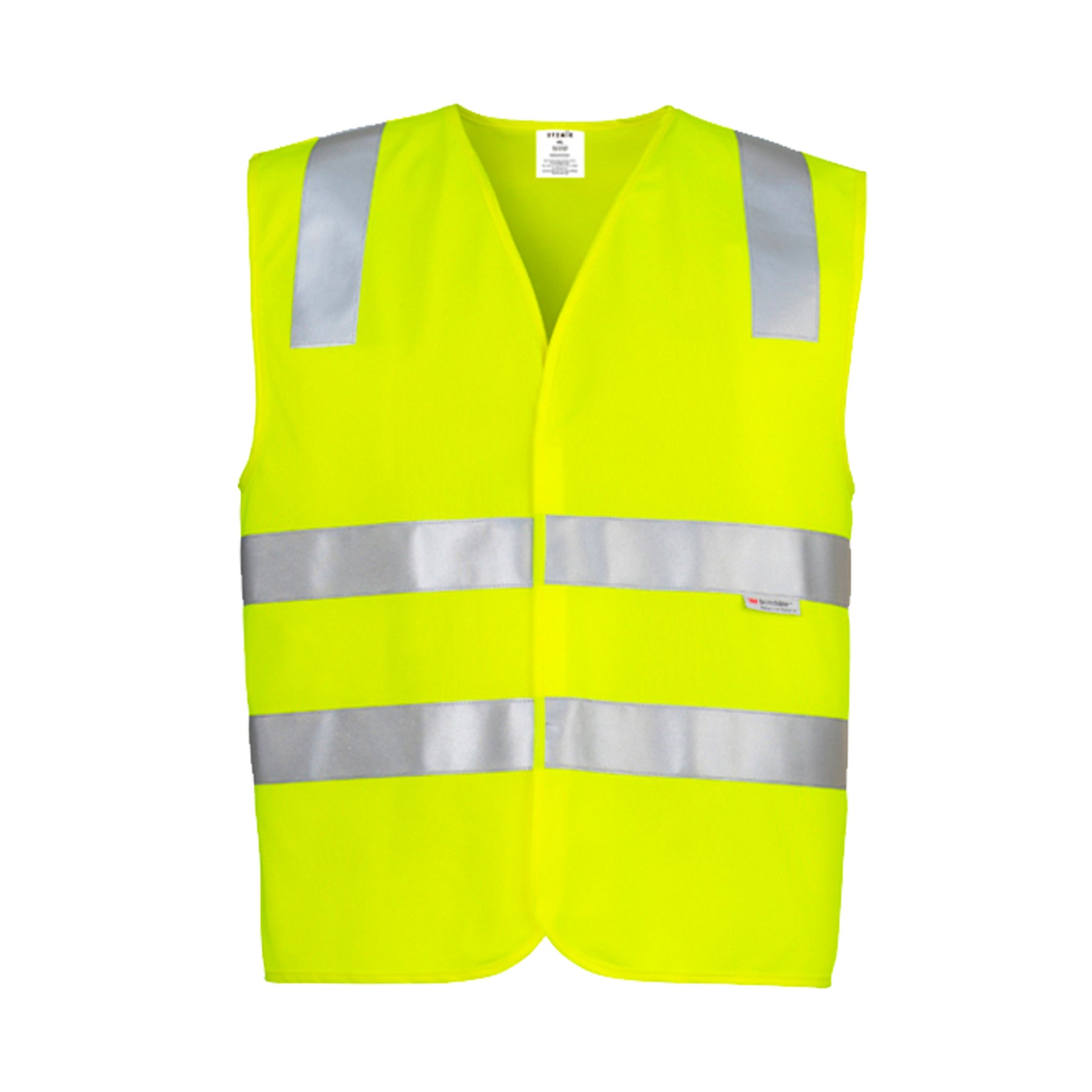 yellow hi vis basic vest