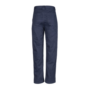 back of plain utility pant in navy
