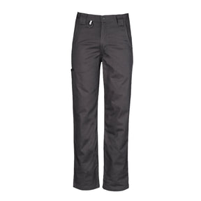 plain utility pant in charcoal