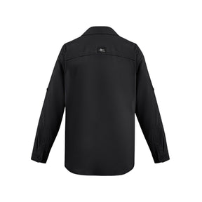 syzmik outdoor long sleeve shirt in black