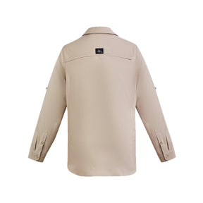 syzmik outdoor long sleeve shirt in sand