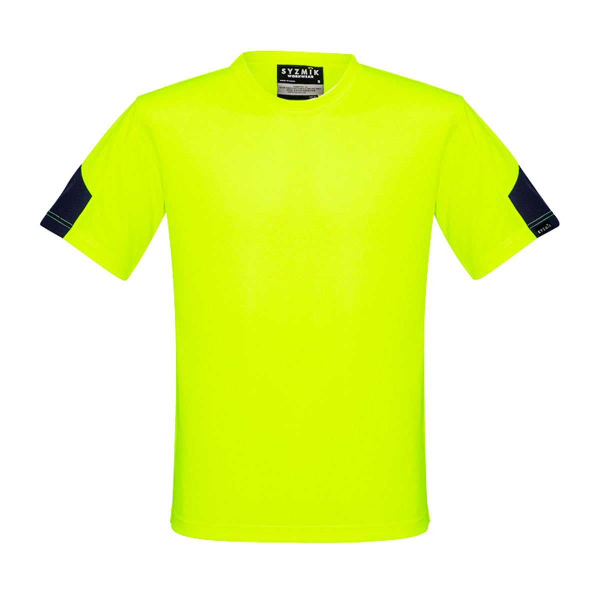 hi vis squad t shirt in yellow
