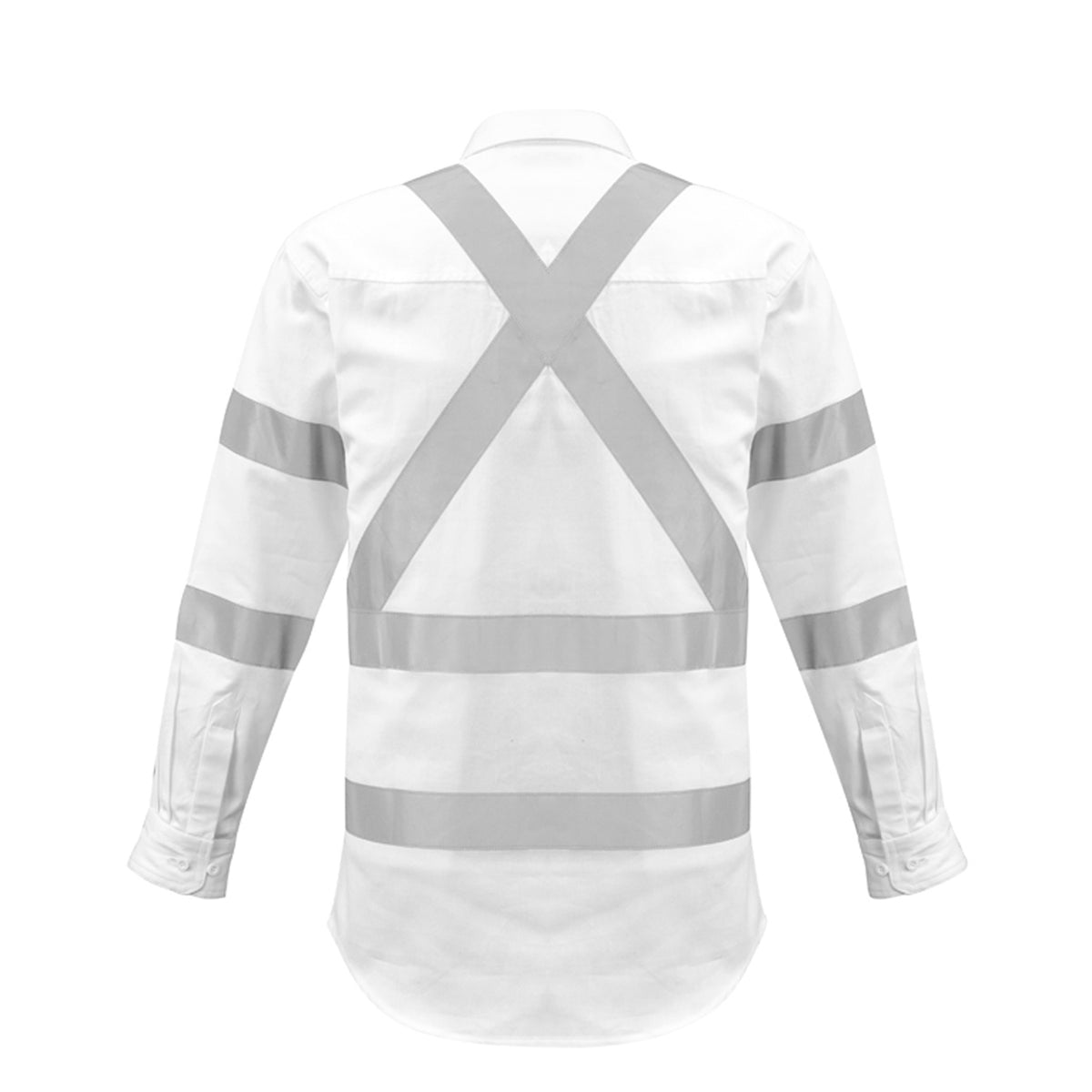 bio motion x back taped shirt white