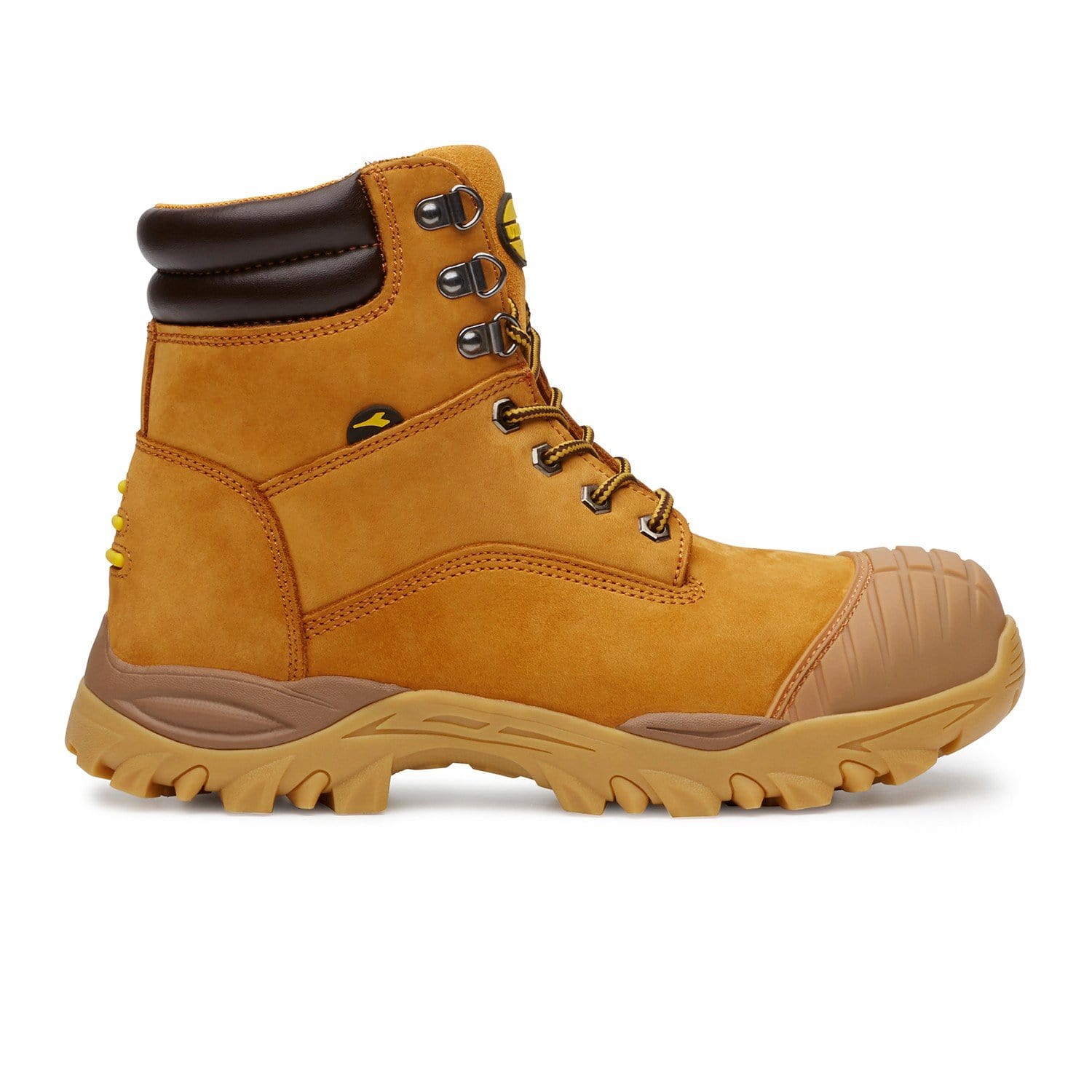 wheat craze lace up work boots