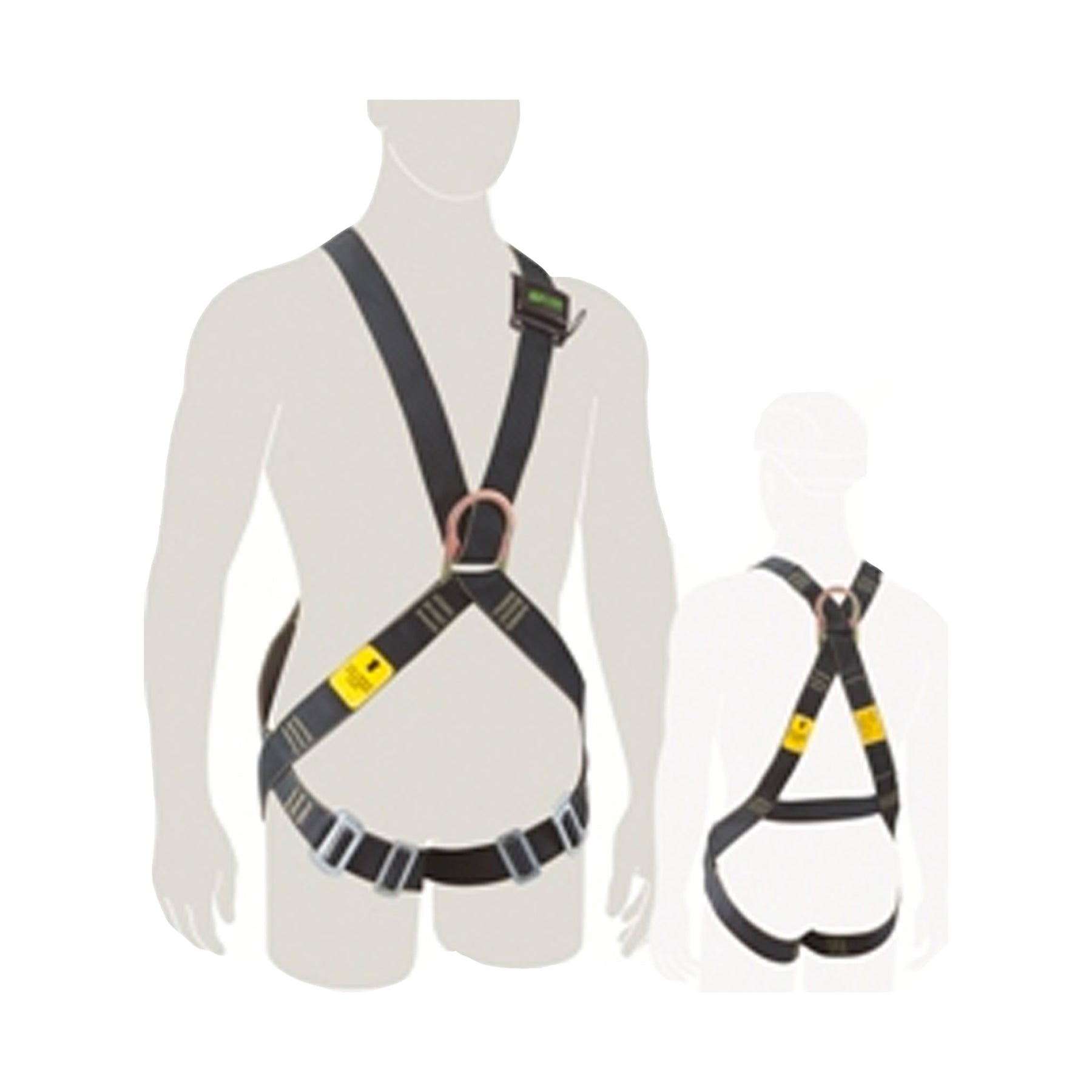 basic vest style welders harness